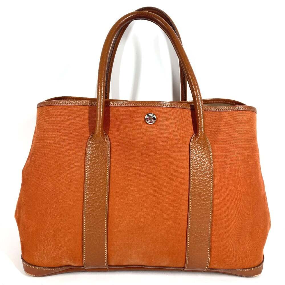 Hermes Garden Party Tote Toile And #252059H11B